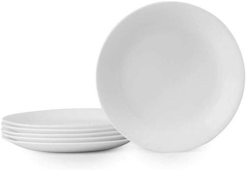 Corelle Winter Frost White Lunch Plates Set - Plate Sets