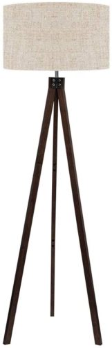 LEPOWER Wood Tripod Floor Lamp