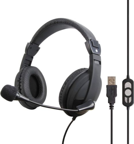 VCOM USB Headset with Microphone 