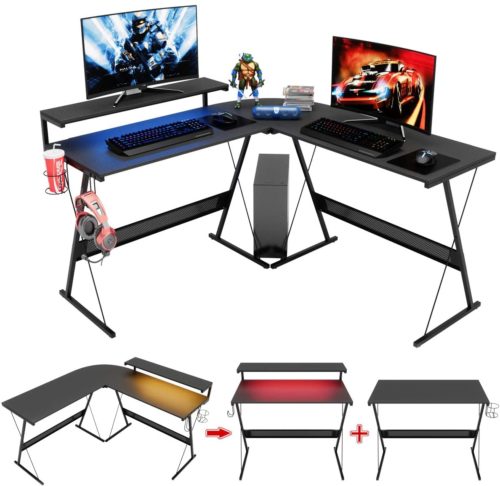 Bestier RGB Gaming Desk 