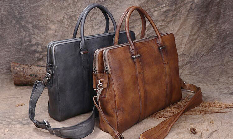 Men Business Leather Bag